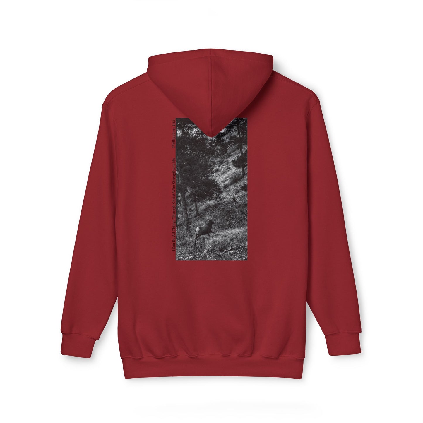 Unisex Hooded Sweatshirt - The Narrow Co Nature Inspired Design,  Photos taken by the owner of The Narrow co and Cosy co Andrea Stevens