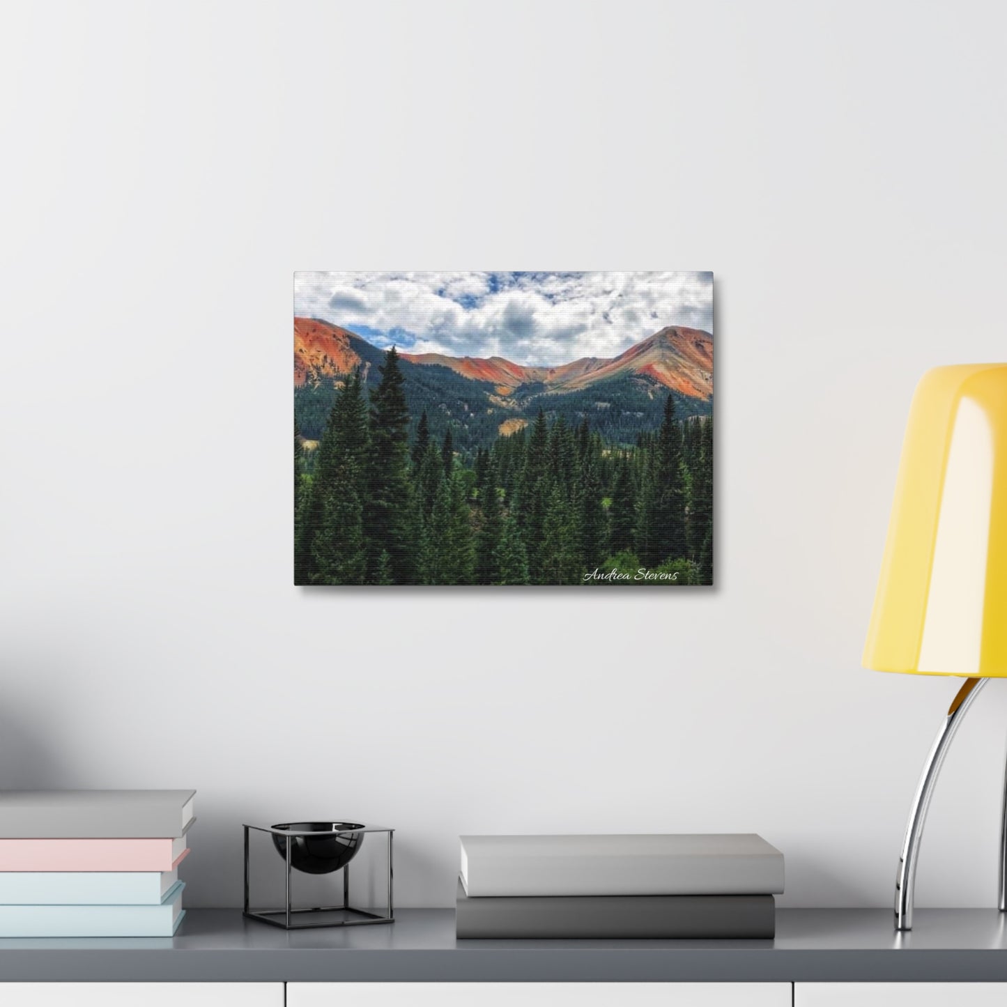 Colorado Mountain Landscape Stretched Canvas Art - Nature Wall Decor By Andrea Stevens