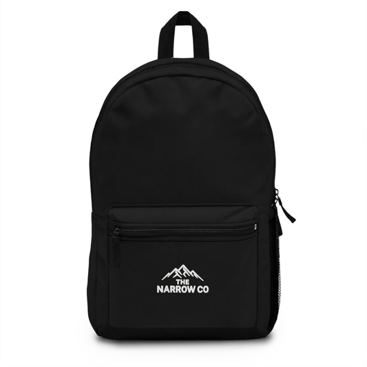 Stylish Black Backpack for Everyday Adventures, Trendy School Bag, Travel Daypack, Minimalist Rucksack, Gift for Students