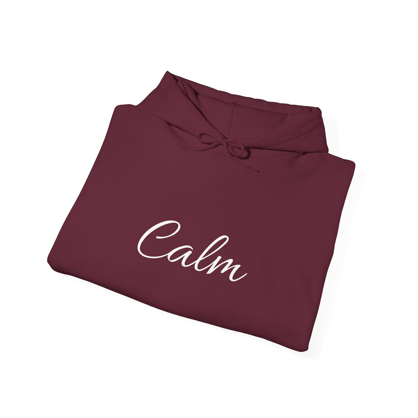Calm Unisex Heavy Blend™ Hooded Sweatshirt – Inspirational Quote Sweatshirt for Relaxation & Mindfulness
