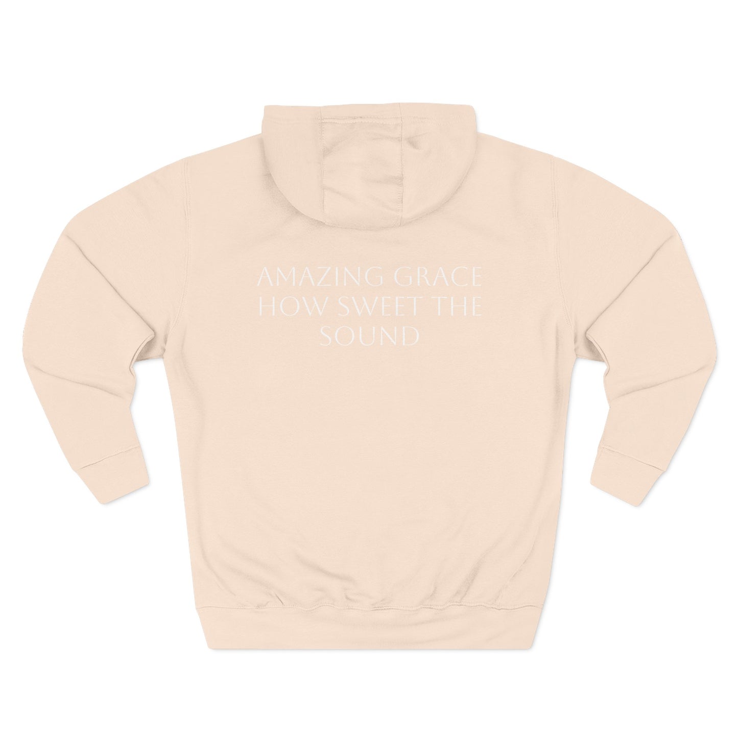 Inspirational Fleece Hoodie - 'Redeemed' & 'Amazing Grace' Quote Dedicated to a dear friend...  Fly high with the angels
