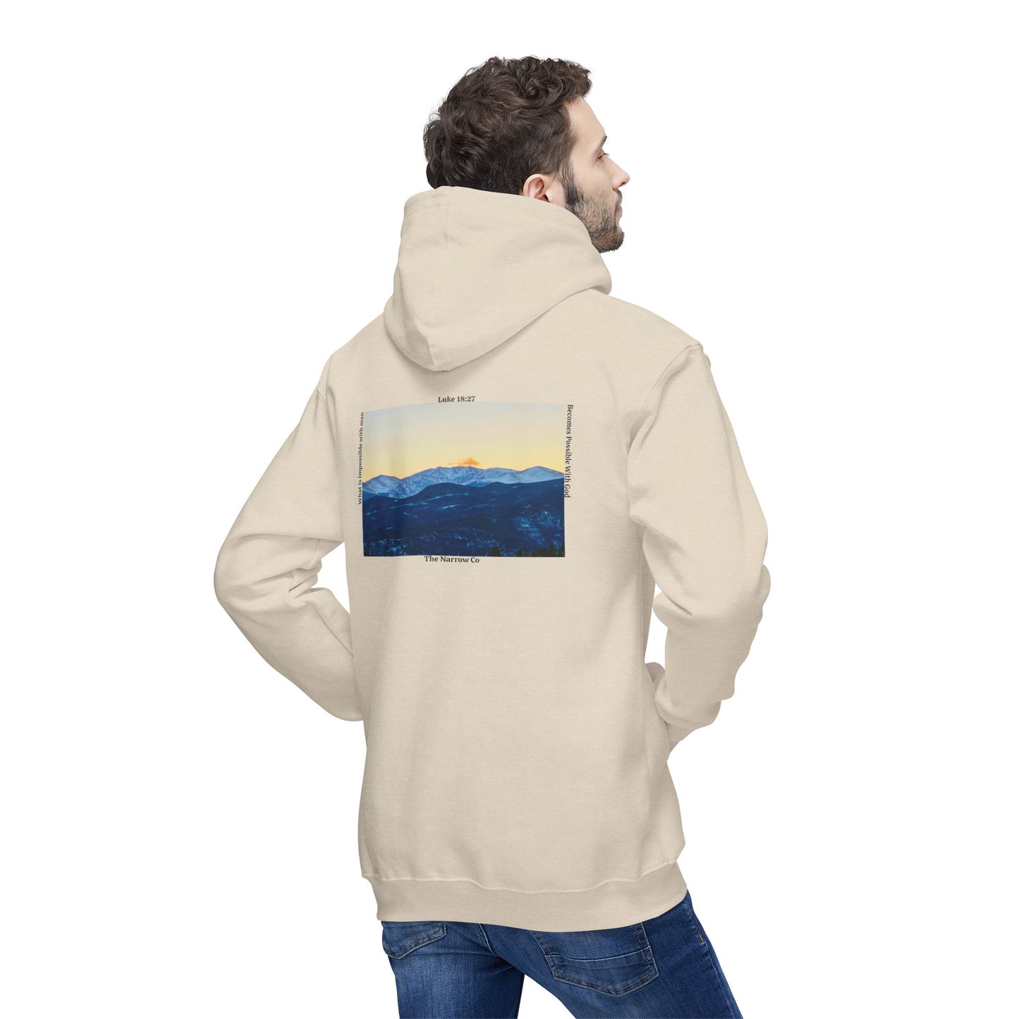 Get Ready For a Miracle, Comfortable Unisex Hooded Sweatshirt - 'Get Ready for a Miracle' - Perfect for Nature Lovers