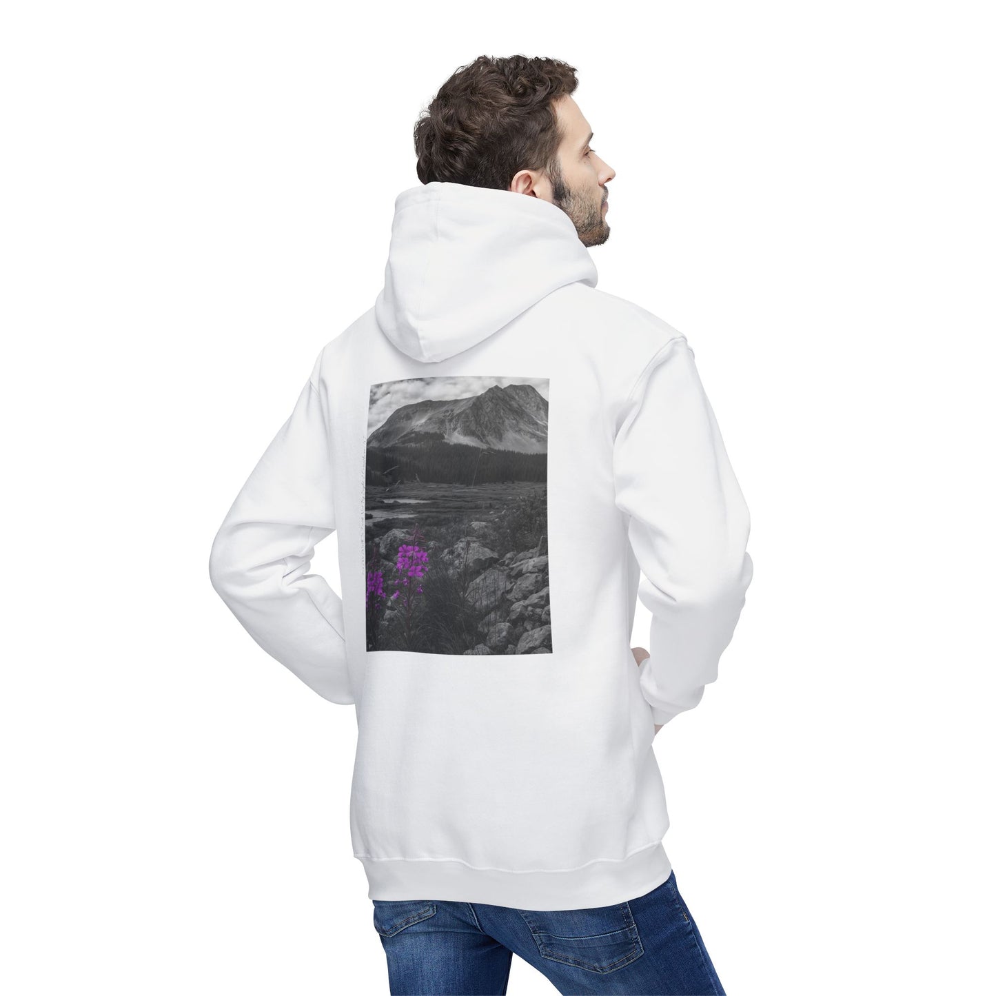 Nature-Inspired Unisex Hooded Sweatshirt - Made in USA, Outdoor Vibes, Gift for Nature Lovers, Photos  taken by the owner of The Narrow co and Cosy co Andrea Stevens