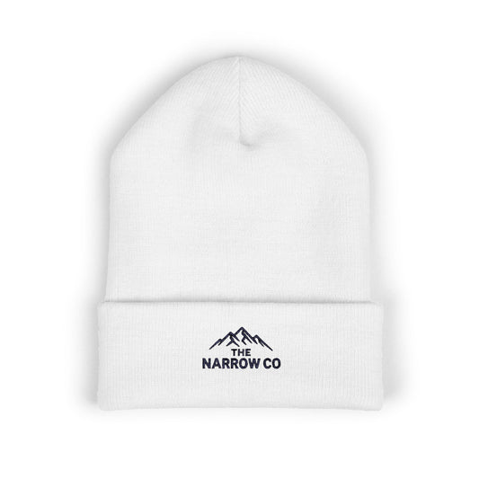 Embroidered Classic Cuffed Beanie - The Narrow Co. - Cozy Winter  Early Spring Accessory