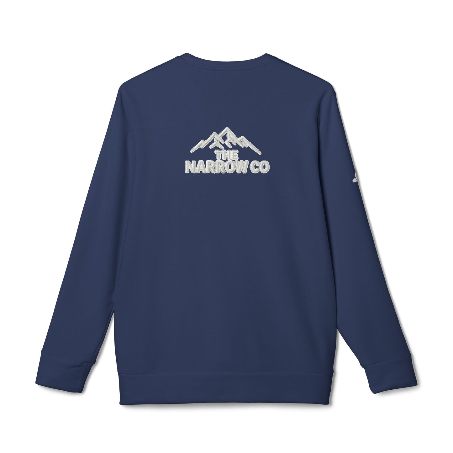 Unisex Fleece Crewneck Sweatshirt - The Narrow Co. Mountain Design