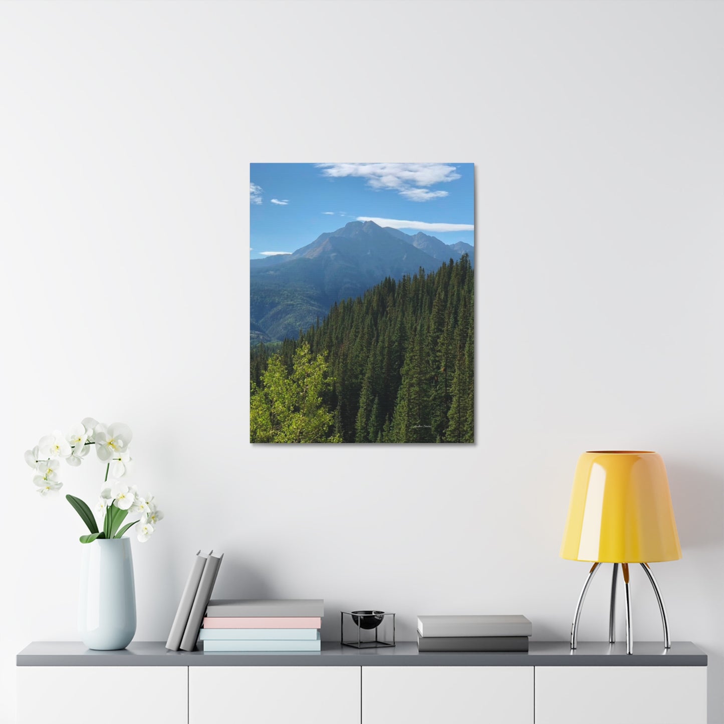 Colorado Nature Landscape Stretched Canvas - Majestic Mountain & Forest Art by Andrea Stevens