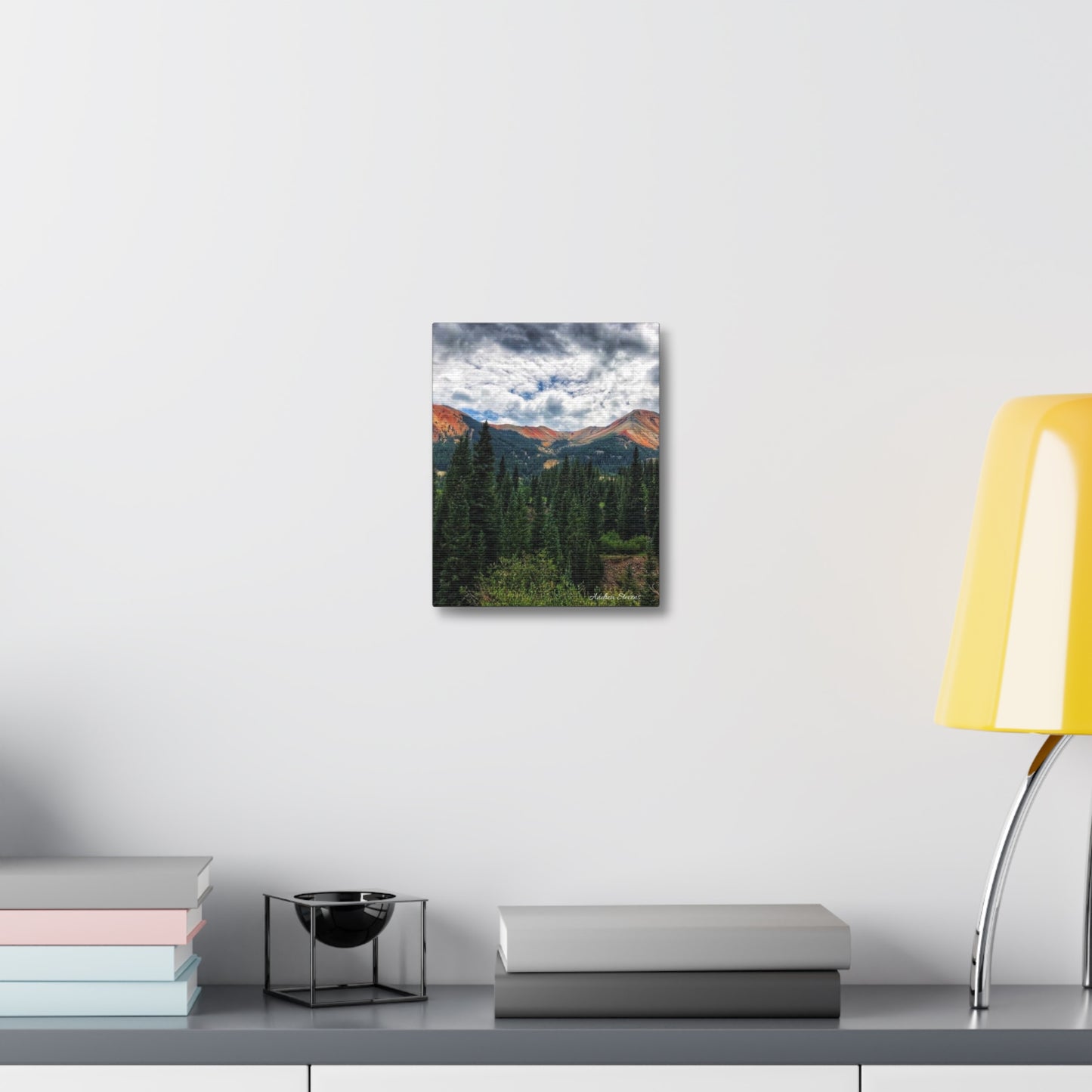 Colorado Mountain Landscape Stretched Canvas Art - Nature Wall Decor By Andrea Stevens