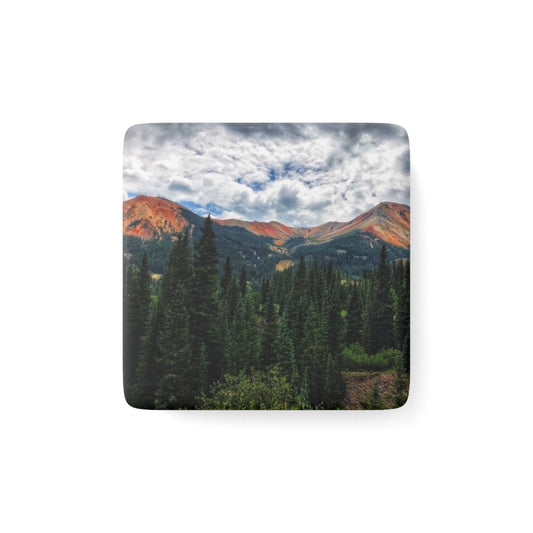 Colorado Nature Landscape Porcelain Magnet - Square Scenic Decor for Home by Andrea Stevens