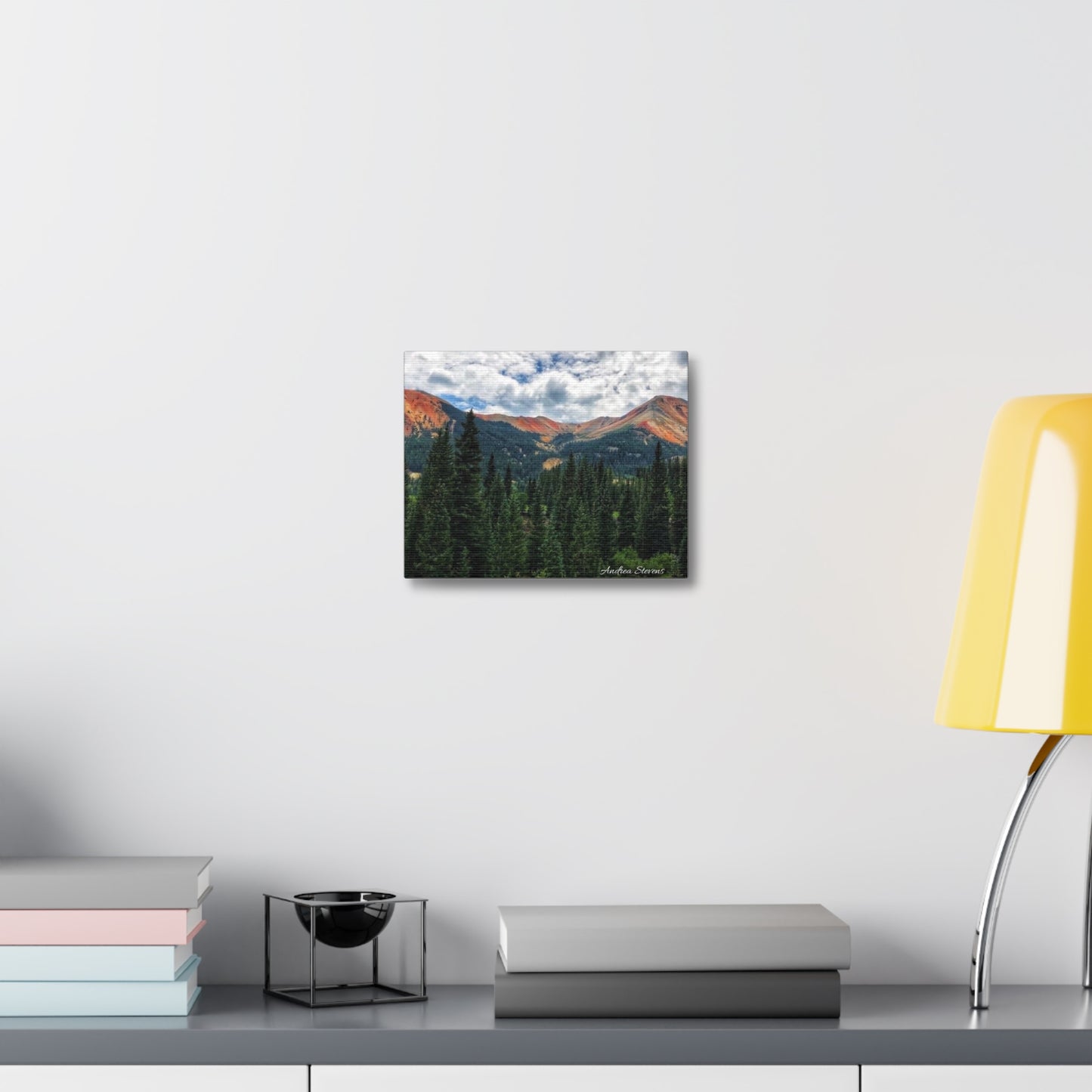 Colorado Mountain Landscape Stretched Canvas Art - Nature Wall Decor By Andrea Stevens