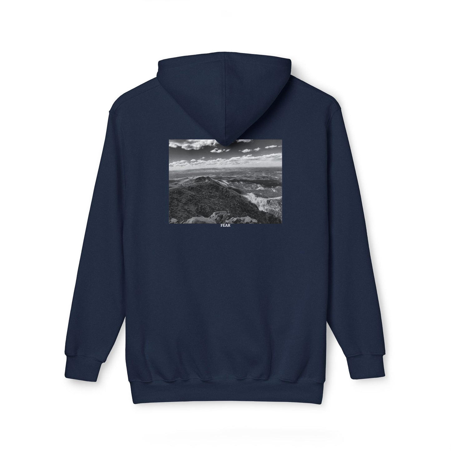 Pikes Peak in Colorado Unisex Hooded Sweatshirt with Scenic Landscape Print - Cozy & Stylish by Andrea Stevens