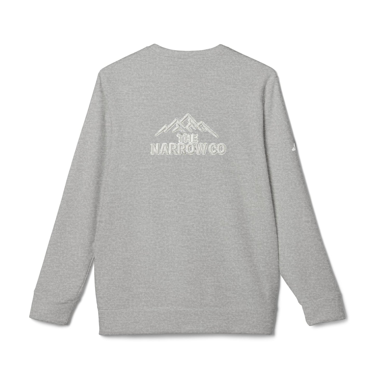Unisex Fleece Crewneck Sweatshirt - The Narrow Co. Mountain Design