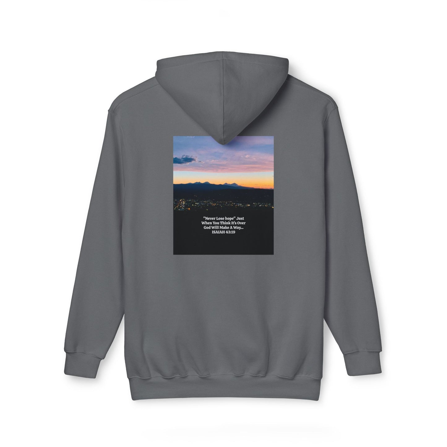 Pilot Butte Mountain Range Inspirational Quote Hooded Sweatshirt - Unisex, Made in USA